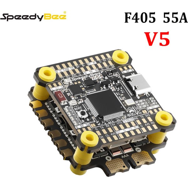 SpeedyBee F405 V5 OX32 55A 30x30 Model Aircraft FC ESC Stack Flight Controller for RC Freestyle FPV Racing Drones