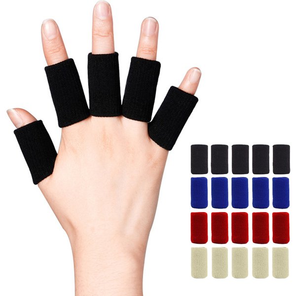 10 pièces manchon de doigt soutien pouce doigt attelle orthèse protecteur respirant élastique Patch bande sport garde soulagement de la douleur