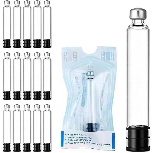 10-50 Pack 3ml Peptide Insulin Pen Cartridge, 3cc Cartridges Compatible with Reusable Injection V1 & V2 Pens, Individually Pack