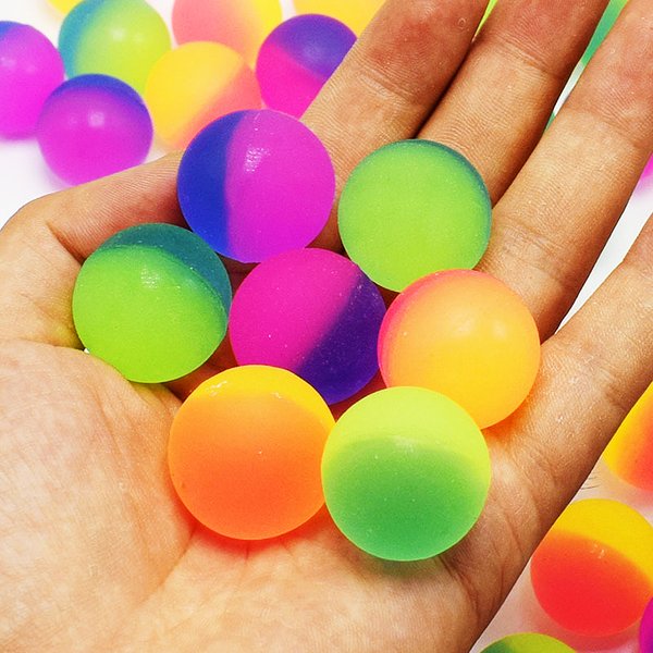 10Pcs 25mm Outdoor Bounce Ball Game Kids Party Toys Birthday Gift Giveaway Pinata Filler Halloween Christmas Carnival Party Gift