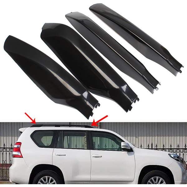 4 Teile/satz Dachträger Schiene End Abdeckung Shell Ersetzen für Toyota Land Cruiser Prado 150 FJ150 2010-2015 2016 2017 2018 auto Zubehör