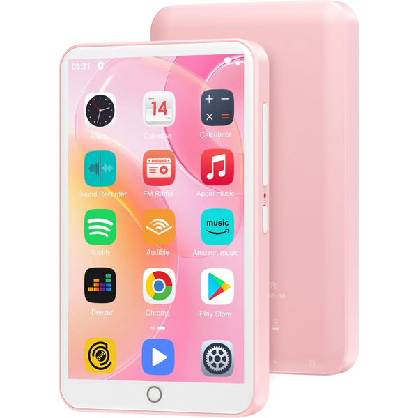 16GB/80GB Speicherkapazität, Oilsky M303 Pro Android MP3-Player, unterstützt Wi-Fi und Bluetooth 5.0, verfügt über einen 4-Zoll-IPS-Touchscreen, eingebautes FM-Radio und Lautsprecher, unterstützt