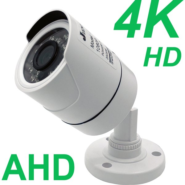 JIENUO 4K AHD Kamera CCTV Sicherheit Überwachung Im Freien Wasserdichte Infrarot NightVision Indoor CVI 1080P 5MP HD Hause Cam Monitor