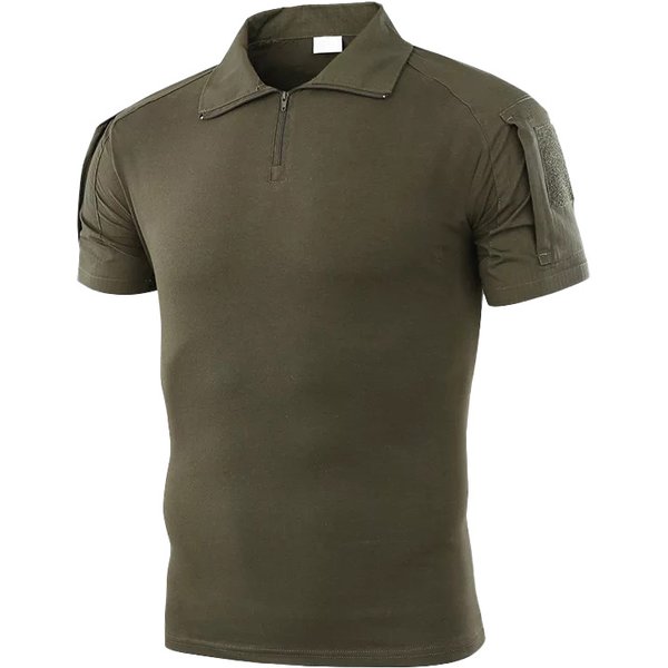 Taktisches Hemd Kurzarm Camo Männer halten warm Kampf T-Shirt Outdoor Uniform Kleidung Wander hemden Top