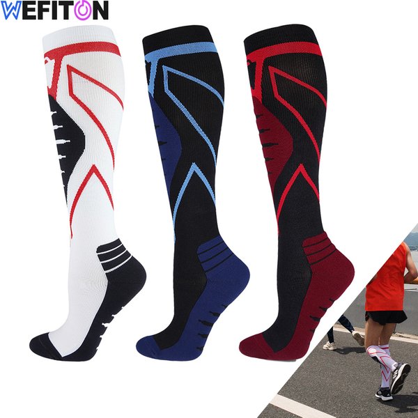 1Pair Compression Socks for Men & Women 20-30 MmHg Knee High -Best Support for Medical, Athletic, Sports, Travel, Running Nurses