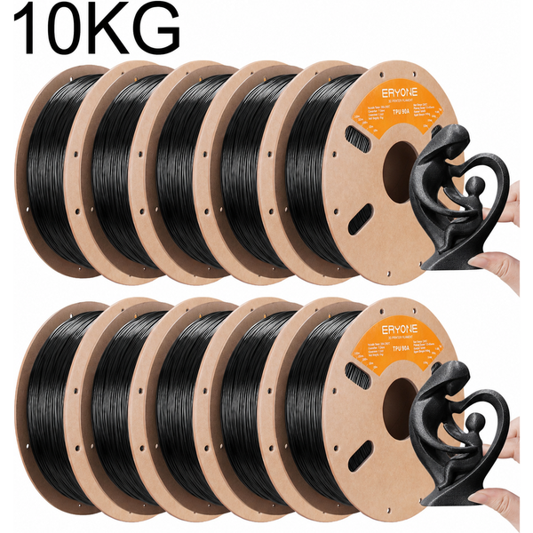 ERYONE TPU 90A Filament 1,75mm +/-0,03mm, Flexibles 3D-Drucker-Filament für die Meisten FDM 3D-Drucker