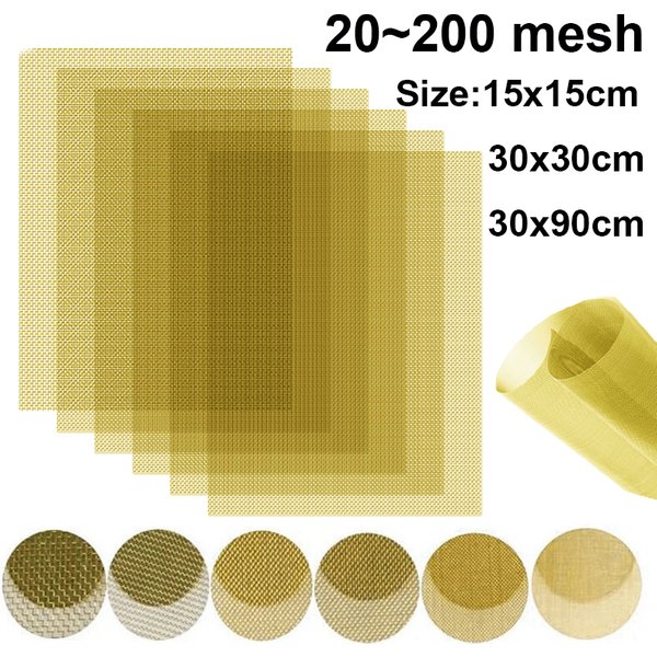 20–200 m Messing gewebtes Drahtgeflecht, Abschirmstoff, 30 x 30 cm/30 x 90 cm, Kupferdraht, Farbfilter, Bildschirm, nicht magnetisches Signal-Bildschirmnetz