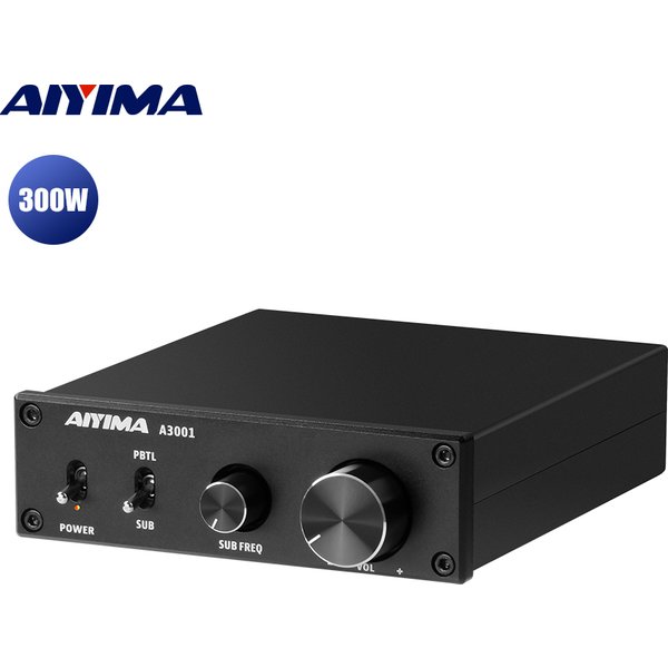 Aiyima audio a3001 tpa3255 300w subwoofer verstärker hifi mono power class d digital amp für passive lautsprecher heimkino diy