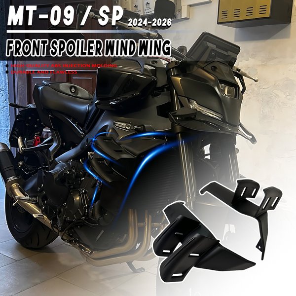 Aileron latéral / Spoiler avant pour YAMAHA MT-09 / SP 2024 2025 2026 - Spoiler inférieur latéral MT09 SP 2024-2026