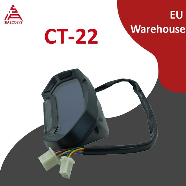 EU-Lager Motorrad-Roller Tachometer Digitales Armaturenbrett Instrument CT-22 LCD Wasserdichtes Programmierbares Display Universal