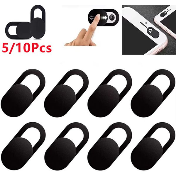 1–50 Stück Webcam-Abdeckung, Verschluss-Magnet-Schieber, Kunststoff-Kamera-Abdeckung pour iPad, Tablet, Web, Laptop, Handy, Objektive, Sichtschutz-Aufkleber