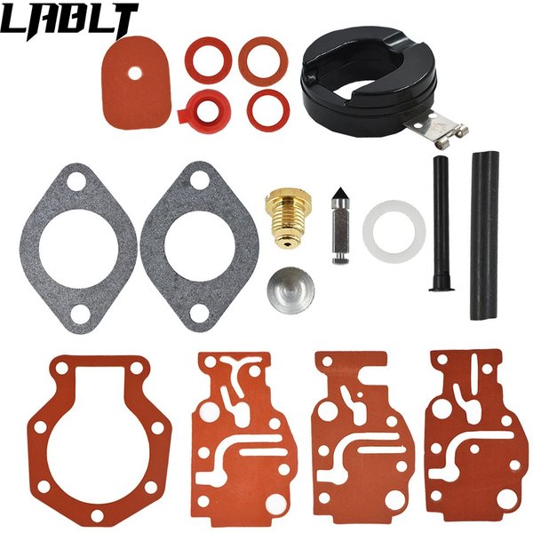 Kit de reconstruction de carburateur pour Johnson Evinrude, 439073, 431897, 6, 8, 9.9, 15, 20 HP