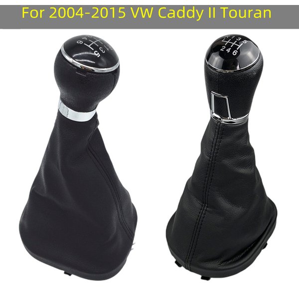 Pour VW Caddy 2 MK2 Touran 2004 2005 2006 2007 2008 2009 2011 2012 2013 2014 2015 – Levier de vitesse et soufflet de levier de vitesse pour personnalisation automobile