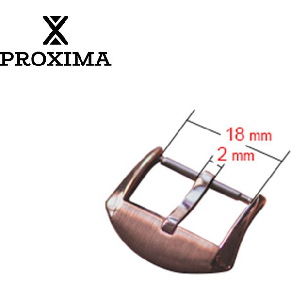 Proxima Bronze CuSn8 bracelet de montre boucle 18mm 20mm hommes sangles patine broches boucles pour bracelet en cuir montre fermoir accessoires