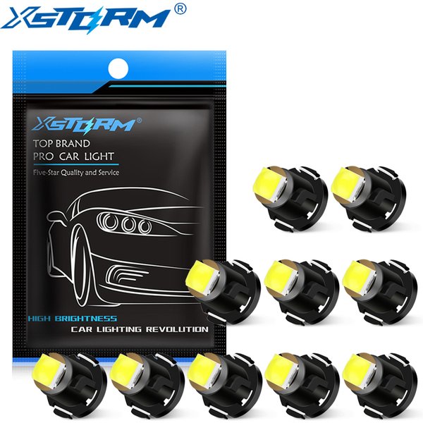 10 Stücke T3 T4.2 T4.7 Led-lampe Canbus Super Helle Auto Innenbeleuchtung Armaturenbrett wärmende anzeige Keil Auto Instrument Lampe 12 V