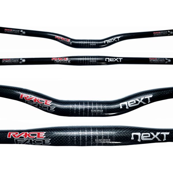 Race Face NEXT 3K Glossy Carbon Lenker Flat/Rise Fahrradlenker Mountainbike 31,8*600/620/640/660/680/700/720/740/760mm