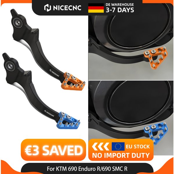 NICECNC Bremshebel für KTM 690 Enduro R 690 SMC R 2011-2018, für Husqvarna 701 Enduro /701 Supermoto 2016-2019, 690 Enduro R 690 SMCR 2018 2017 2016 2015 2014 2013 2012 2011