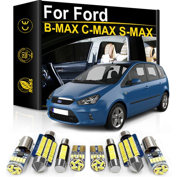 Interior LED Light For Ford C Max MK1 MK2 Cmax Bmax Smax B S Max Accessories 2004 2006 2007 2008 2011 2015 2016 2018 2021 Canbus