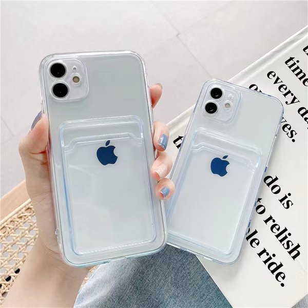 Transparent Card Holder Photo Phone Case For IPhone16 15 14 11 12 13 Pro Max XS X XR 7 8 Plus Fashion New Products