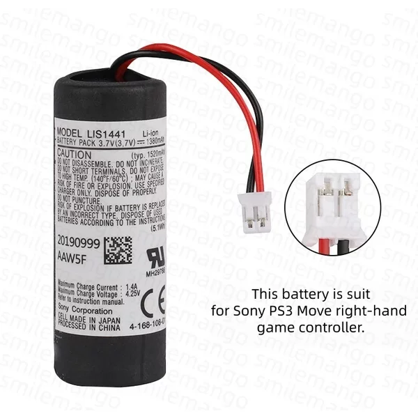 Bateria 3.7V LIS1441 LIS1442 do Sony CECH-ZCM1E CECH-ZCM1U CECH-ZCS1E CECH-ZCS1U Playstation 3 PS3 Move Motion Controller