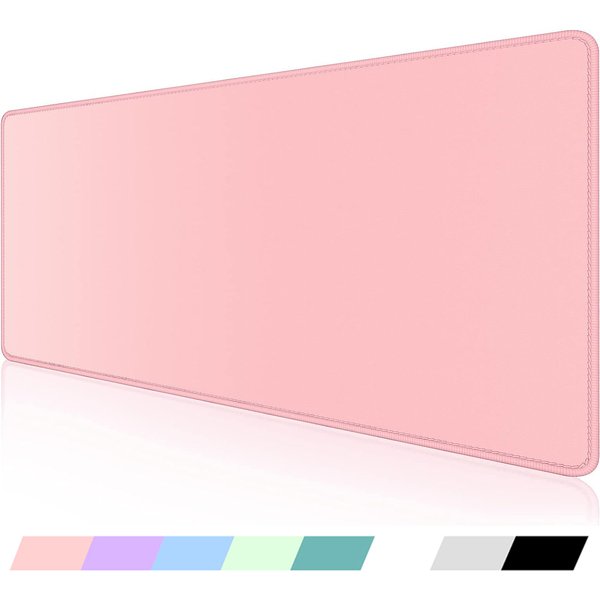 Computer Laptop Mouse Pad Office Women Large Pink Minimalist Desk Mat Girls Xxl 3MM Gaming Mousepad Rubber Bottom Non-Slip