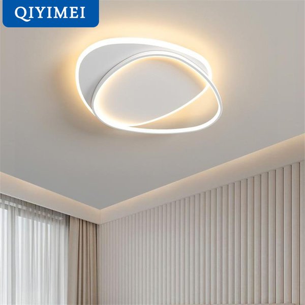 QIYIMEI nowoczesny żyrandol LED oświetlenie wewnętrzne do sypialni gabinet oświetlenie salonu lampy Luminaria nabłyszczania dekoracja domu