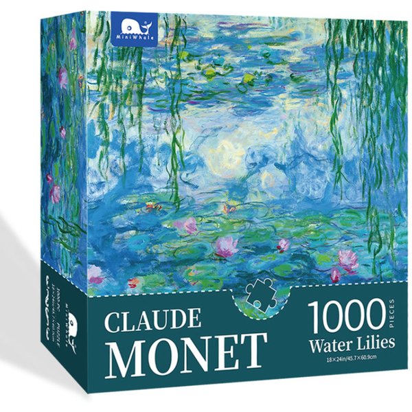 Puzzle 1000 pièces pour adultes et enfants, Puzzle de paysage Monet, jouet, jeu familial, célèbre monde, peinture à l'huile, décoration de la maison