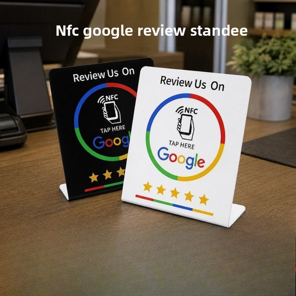 10 Stück 2026 NFC Google-Bewertungskarten „Bewerten Sie uns auf Google“ Programmierbare NFC-Vertikal-Karte Benutzerfreundlich Zeitsparend Ladenbewertung