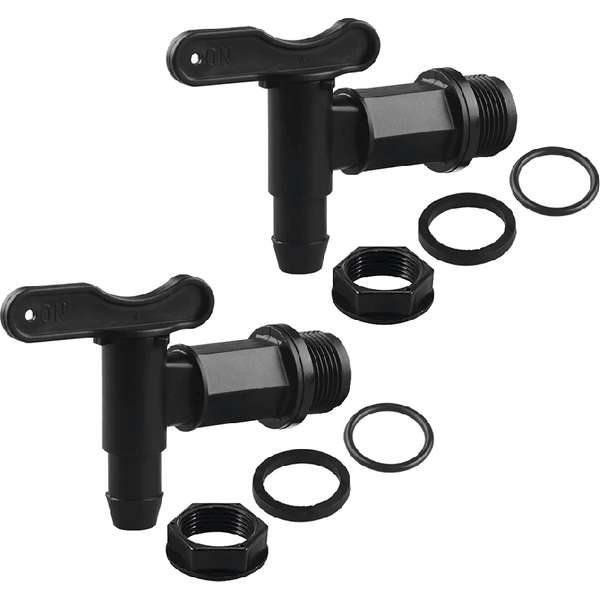 1 robinet de fût de 3/4 po avec joint EPDM, matériaux conformes aux normes FDA, connexion NPT pour fûts en plastique de 1 gallon