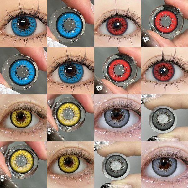 Soczewki kontaktowe JeweLens Cosplay Corlor Anime Kolorowe źrenice 12 miesięcy 1 para
