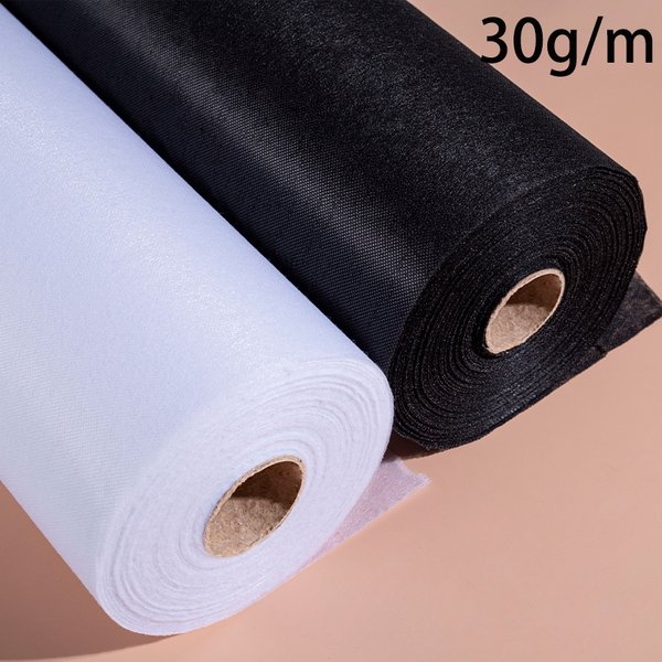 5 Meter/Los (5,4 Yards) * 1 Meter (1,09 Yard) Leichter, nicht gewebter, schmelzbarer Einlagenstoff, Bekleidung, Nähen, DIY-Zubehör, 30 g/m