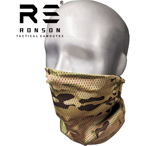 Ronson Tarnmuster Sonnenschutzmaske Vollgesichts-Seidenschal Winddichte Wüstenschutz-Kopfbedeckung Herren Dünner Gesichtsschal für Sommer und Reiten