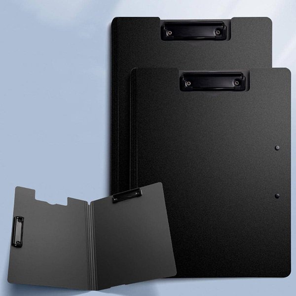 Bview Art 1Pcs Waterproof Fold with Double Clips Clipboard A4/A3 File Cover Folder Write Draw Pad Clip Organizer Office Supplies