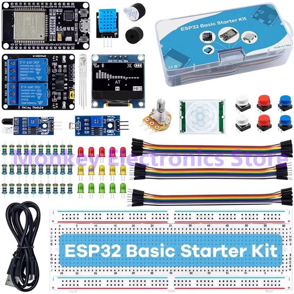 Esp32 modul kit starter kit für esp32 ESP-32S wifi modul esp32 wifi entwicklungs platine relais anzeige sensor esp32 kit desenvolv
