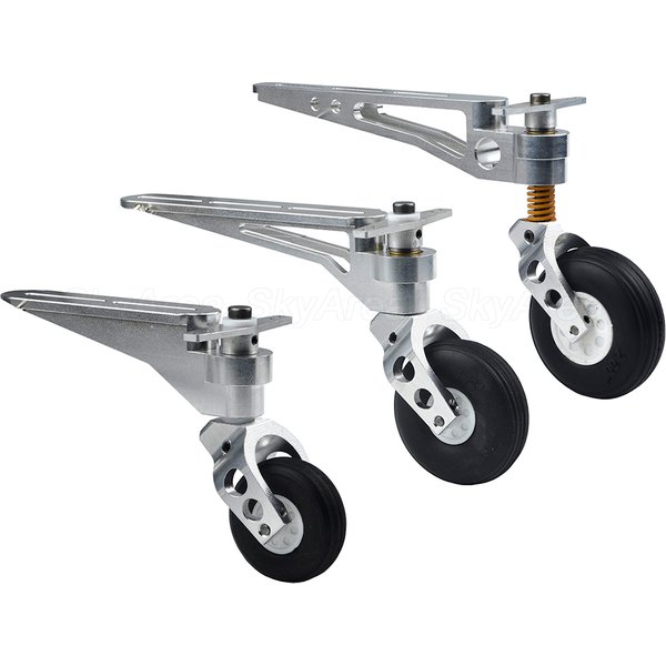 1 Stück CNC Aluminium Heckrad Fahrwerk für RC Flugzeug Gasmotor 3D/4D Modell 20CC bis 220CC