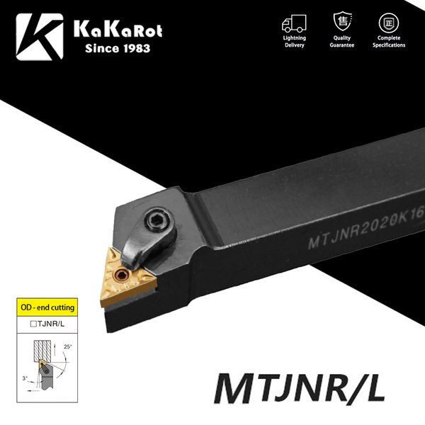 Kakarot externes dreh werkzeug mtjnr2020 mtjnr1616 mtjnr2525 mtjnr3232 werkzeug halter tnmg Hartmetalle insatz drehmaschinen 1 satz
