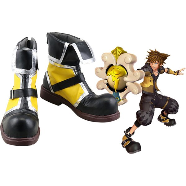 Auf Lager Königreich Herzen iii khiii kh3 Schlüssel blatt wielder sora cosplay Schuhe Stiefel