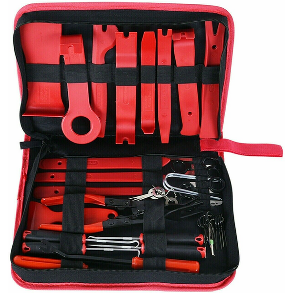 Ensemble d'outils de retrait de garniture et pince à Clip, dissolvant de rembourrage, ensemble de retrait de panneaux de voiture en Nylon, Kit de démontage intérieur 238/158/19 pièces