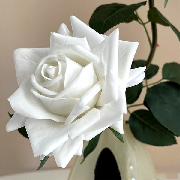 4 Pcs Hydratant Artificielle Rose Fleurs Real Touch Rose Weding Décor Fleur Bouquet De Mariée Partie Décoration De La Maison Photo Props