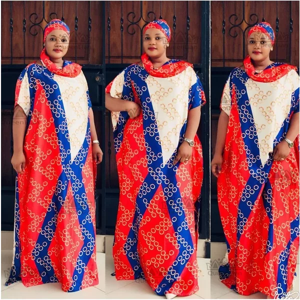 Robe de soirée traditionnelle en mousseline de soie, taille libre, avec écharpe, pour femmes, nouvelle collection