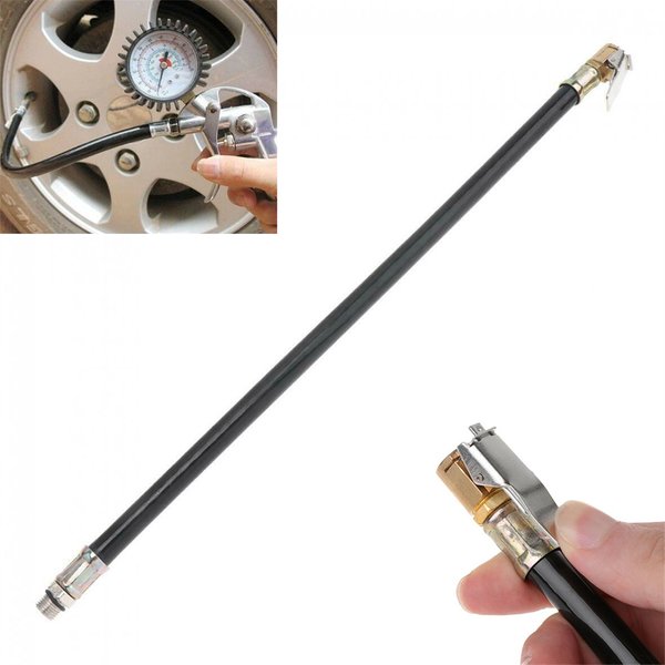 Auto Reifen Inflator Schlauch Aufblasbare Auto Adapter Reifen Luftpumpe Verlängerung Rohr Reifen Pumpe Gauge Schlauch Anschluss