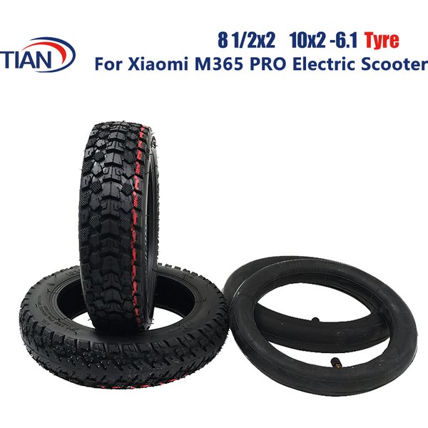 Pièce de Scooter Électrique de 10 Pouces, 10x2-6.1, 8.5 Pouces, 8 1/2x2, Hors Route, pour Xiaomi M365 PRO, 50/75-6.1, 10x2-6.1, Résistante à l'Usure