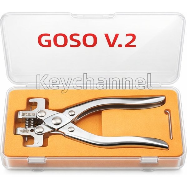 Outil de retrait de goupille de clé de voiture pliante à rabat GOSO V2 – Outil de fixation de goupille fendue de serrurier pour clés à distance KD XHORSE (1 boîte)