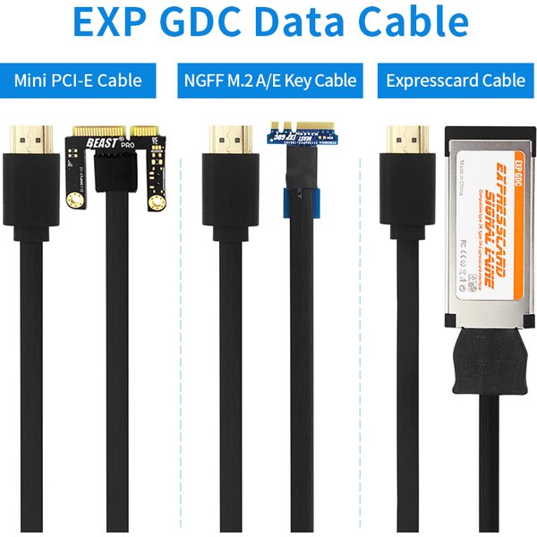 EXP GDC Datenkabel Mini PCI-E Expresscard M.2 A/E Schlüsselkabel Schnittstellenadapter für EXP GDC Dock Laptop Externe Grafikkarte