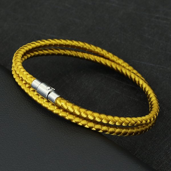 Neues minimalistisches Seilarmband für Männer, doppelte Sicherheitsschnalle, magnetisches Armband der Güteklasse A, Kielschnur, glückliches rotes Armband, Geschenk für Ihn