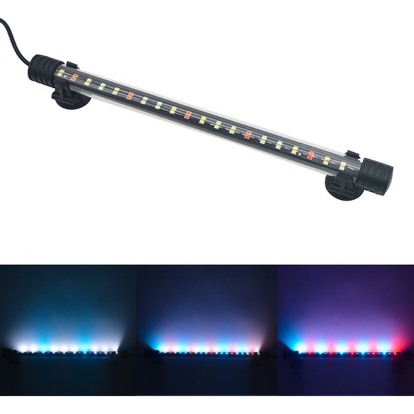 Aquarium Light LED Waterproof Fish Tank Light Underwater Fish Lamp Aquariums Decor Lighting Plant Grow Lamp 18-58CM 220-240V
