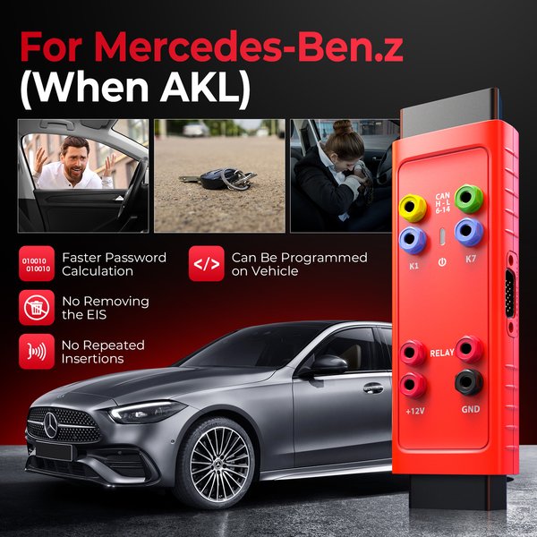 Autel G-BOX3 Schlüsselprogrammieradapter für Benz BMW schneller alle Schlüsselberechnung mit verlorenen Passwörtern, Verwendung mit IM608 IM508S IM608S II