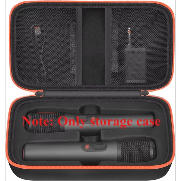 (Tylko etui) Bezprzewodowe etui na mikrofon Bluetooth, kompatybilne z bezprzewodowymi mikrofonami JBL PartyBox Wireless Mic-2X, etui na mikrofon.
