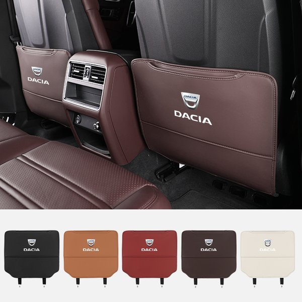 Auto-Aufkleber Sitz-Anti-Kick-Pad Leder-Sitzschutzabdeckung für Dacia Logan Mcv 2 Duster Sandero Lodgy Dokker Stepway Solenz