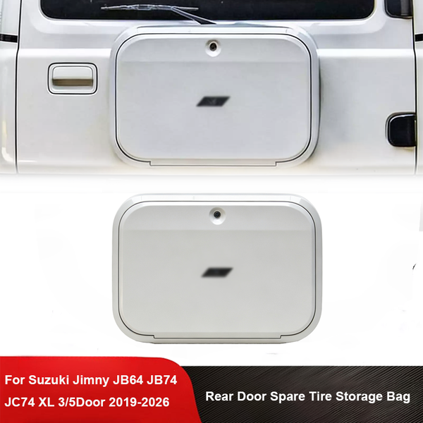Offroad 4x4 Außenzubehör, Aufbewahrungstasche für Reserverad an der hinteren Tür für Suzuki Jimny JB64 JB74 JC74 XL 2019-2026 3/5-Türer